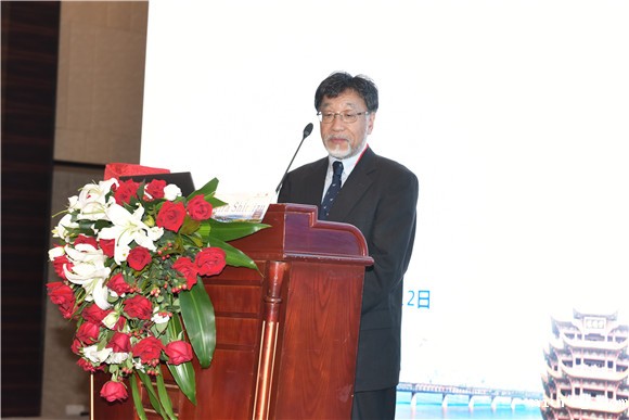 图4国际病理论坛会场：日本肾脏病理协会主席Akira Shimizu.jpg